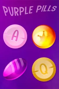 purple pills logo